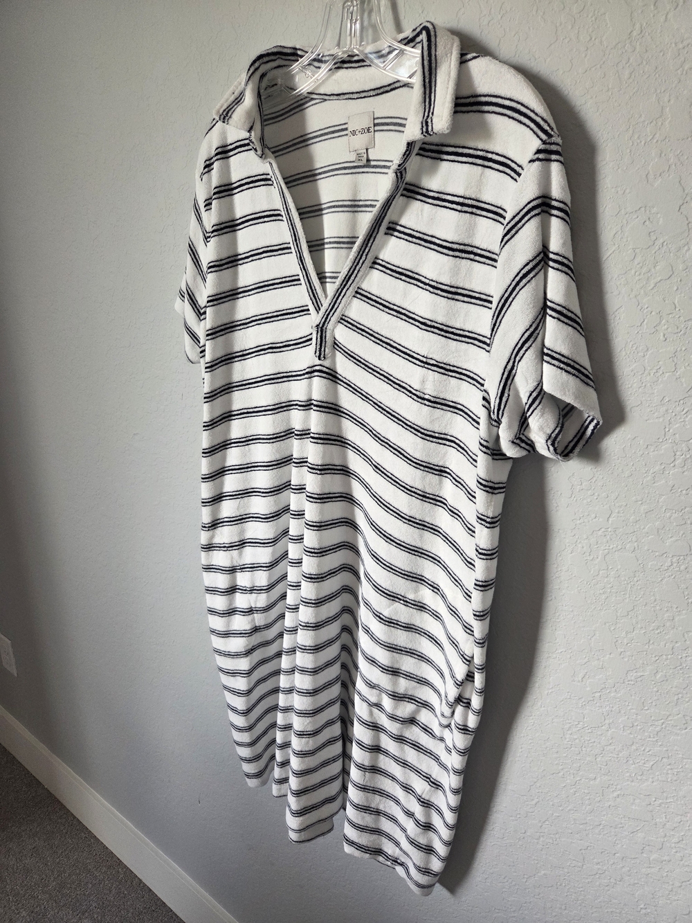 NICO + ZOE Striped Polo Tunic – XL